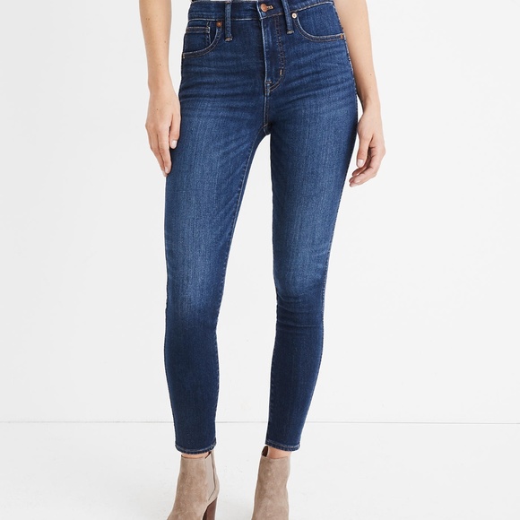 madewell high waisted skinny jeans